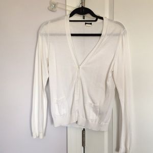 Jcrew white cardigan